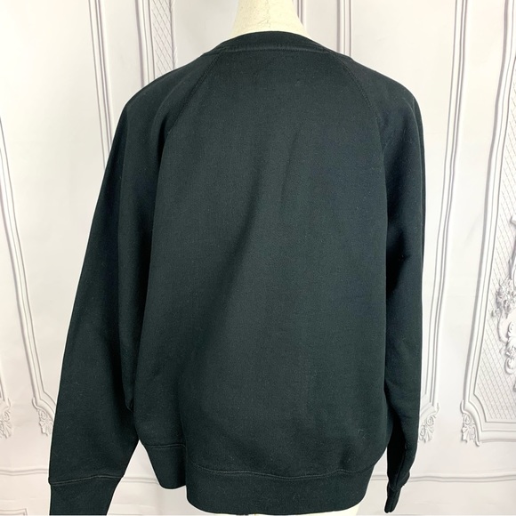 NEW! ZADIG & VOLTAIRE Upper Camo Stud ROCK Strass Sweatshirt Black Medium $198 - Picture 15 of 16